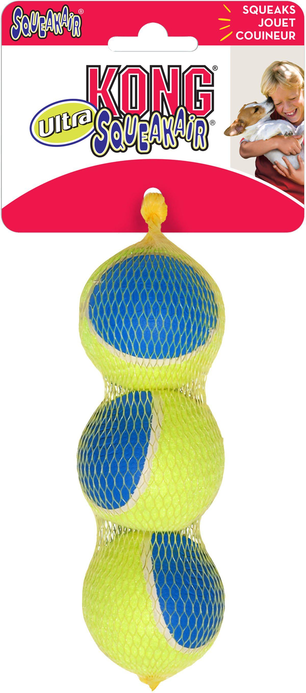 Kong Airdog Squeakair Ultra 3pack M Ø7cm