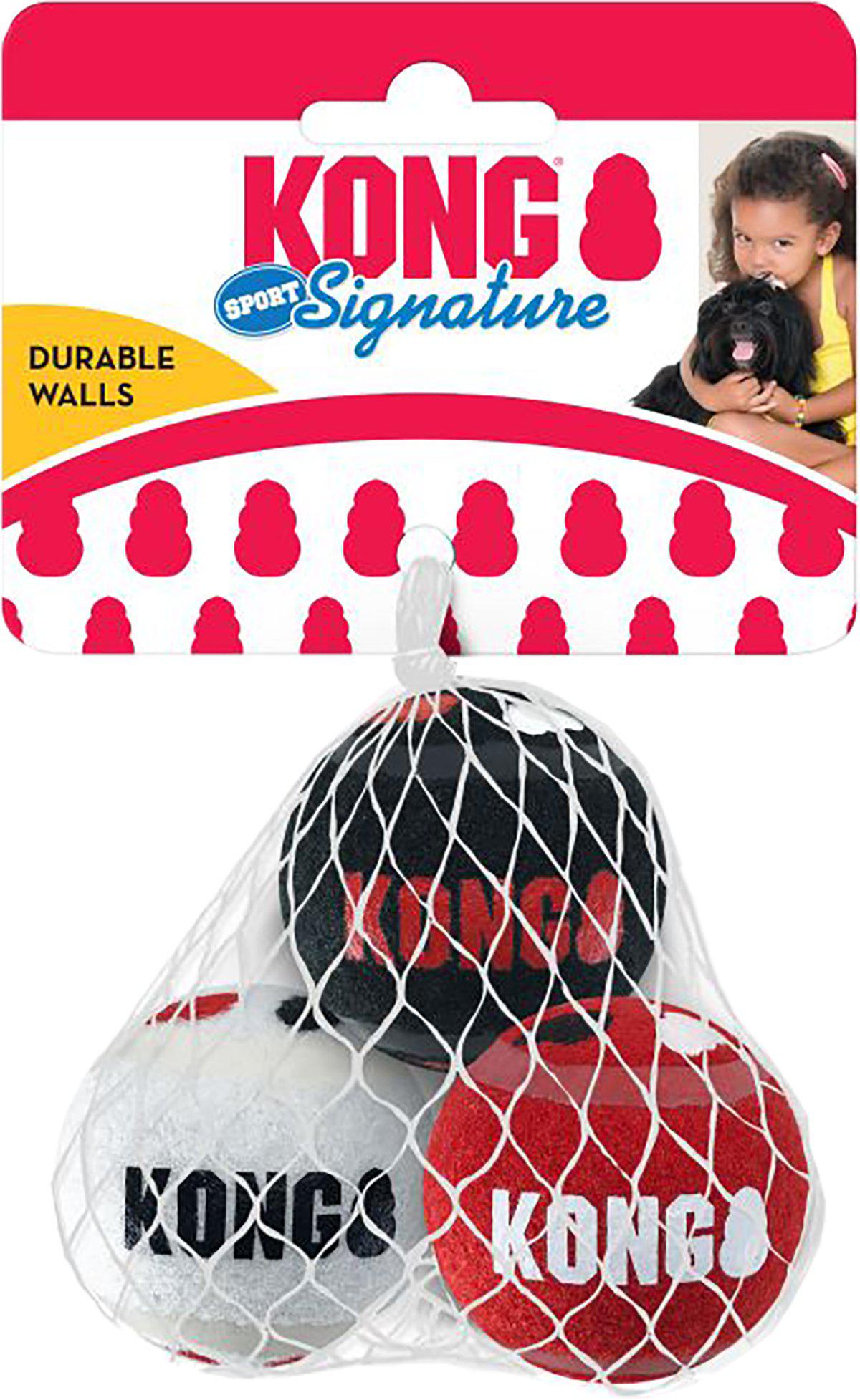Kong Signature Sport Balls 3pack S 5cm