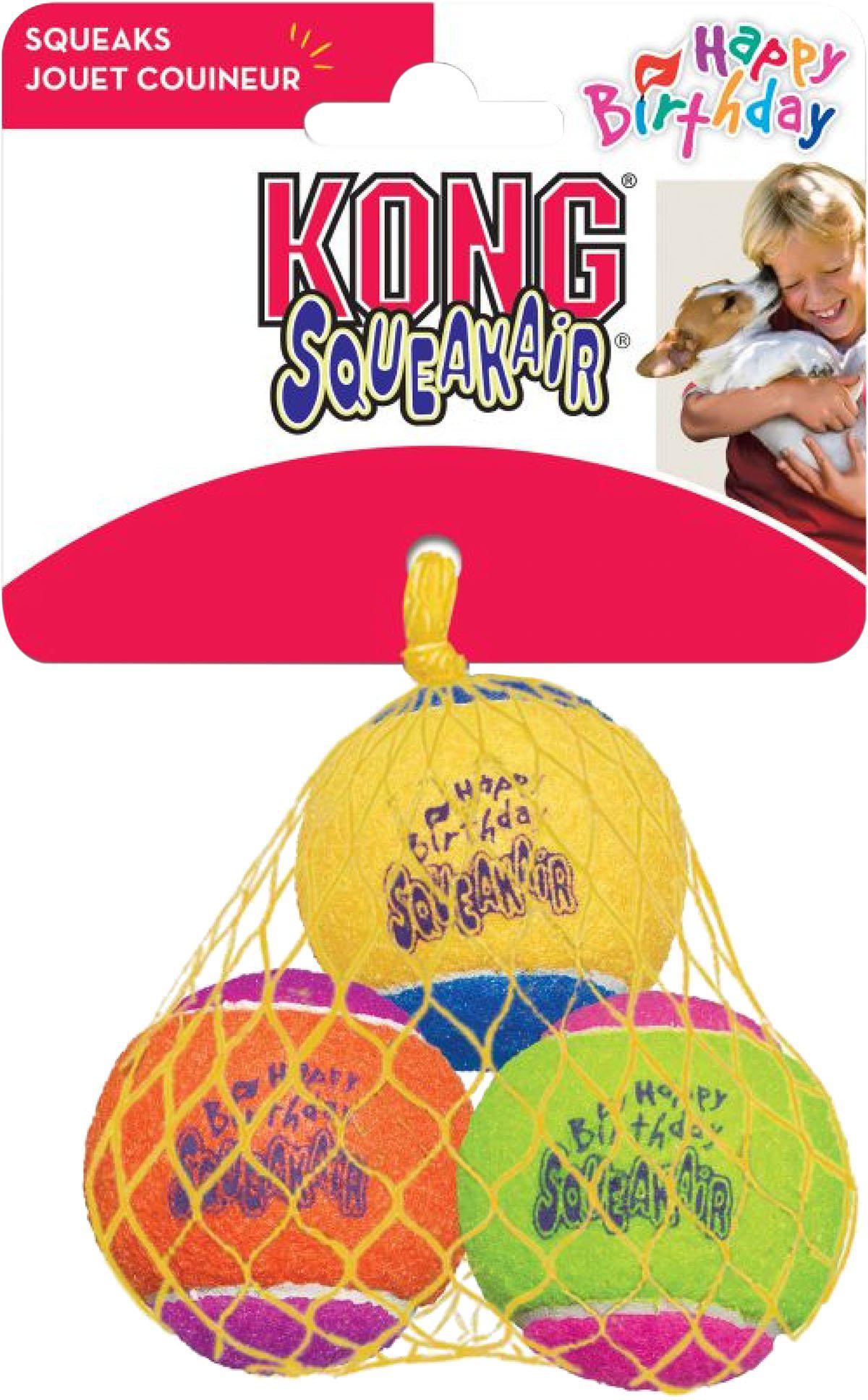Kong Squeaker Birthday Ball M Ø6cm