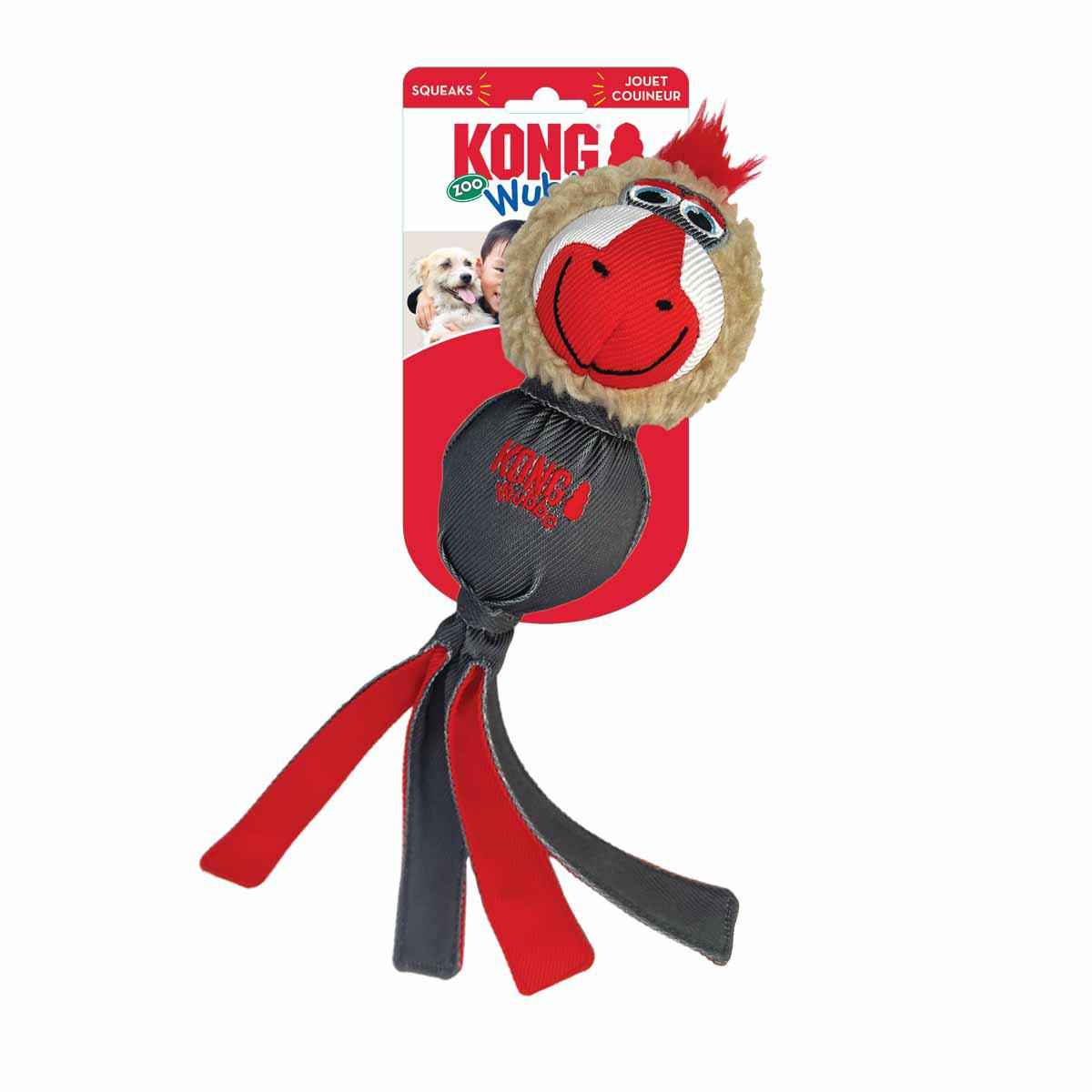 Kong Wubba Zoo Mandrill L 35,5x10x9cm