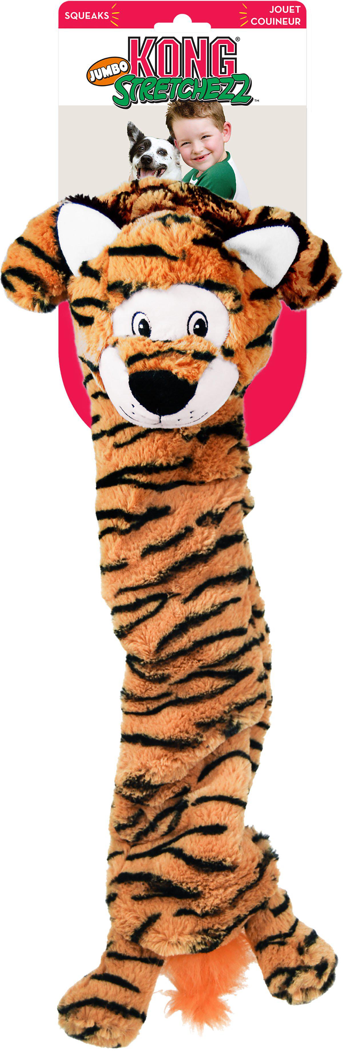 Kong Strechezz Jumbo Tiger Xl 10x30x58cm