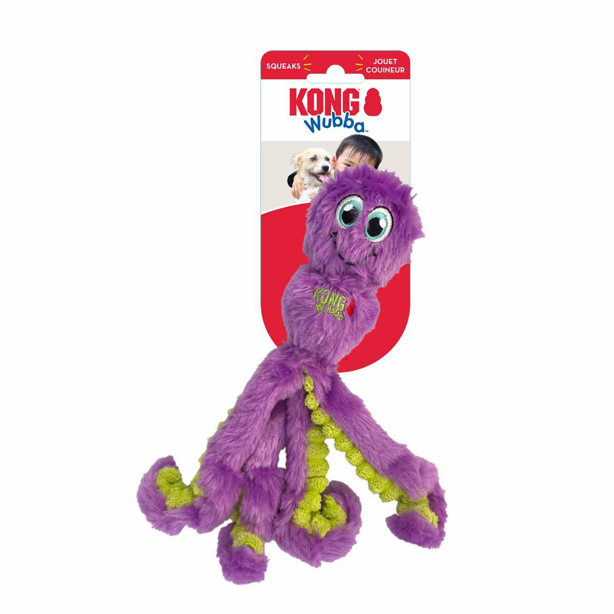 Kong Wubba Octopus Mix L 32,5x10x7,5cm