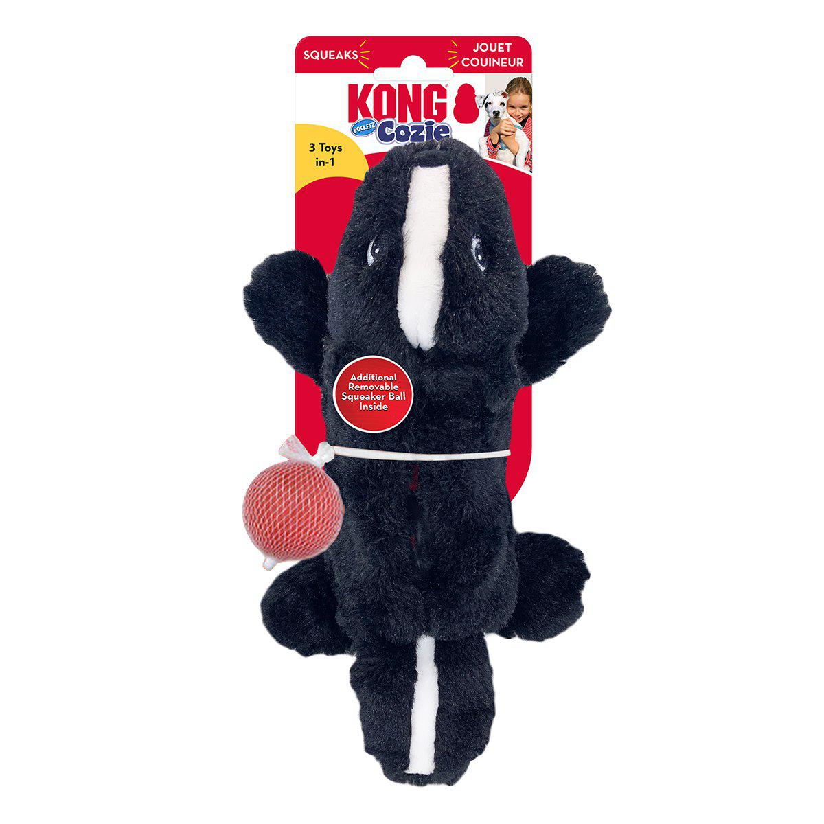 Kong Cozie Pocketz Skunk S 29x14x6cm