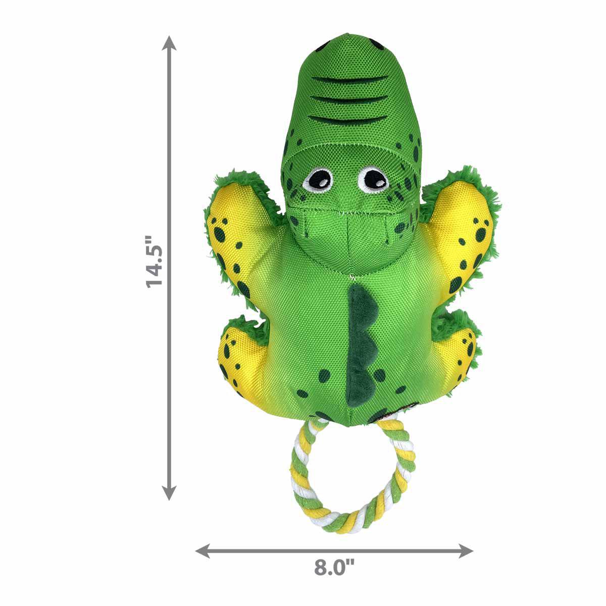 Kong Cozie Tuggz Alligator M/l 35,5x21x13cm