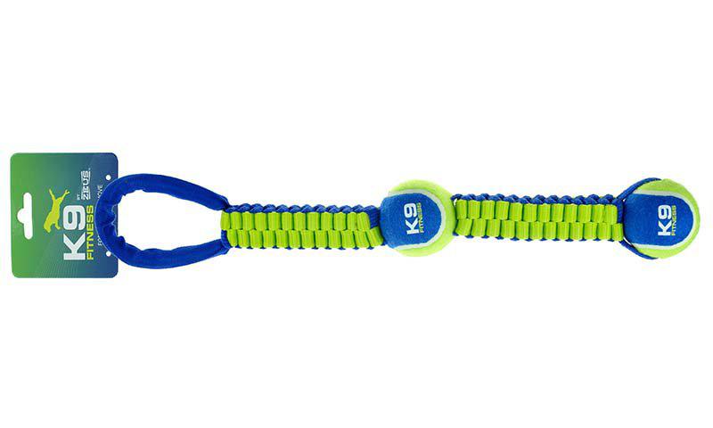 Zs K9 Tennisball Double Tug With 2balls51cm