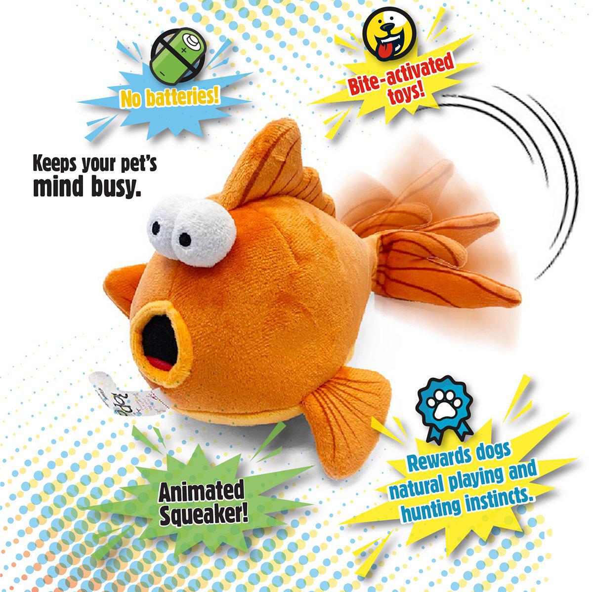 Godog Action Push Goldfish 18cm