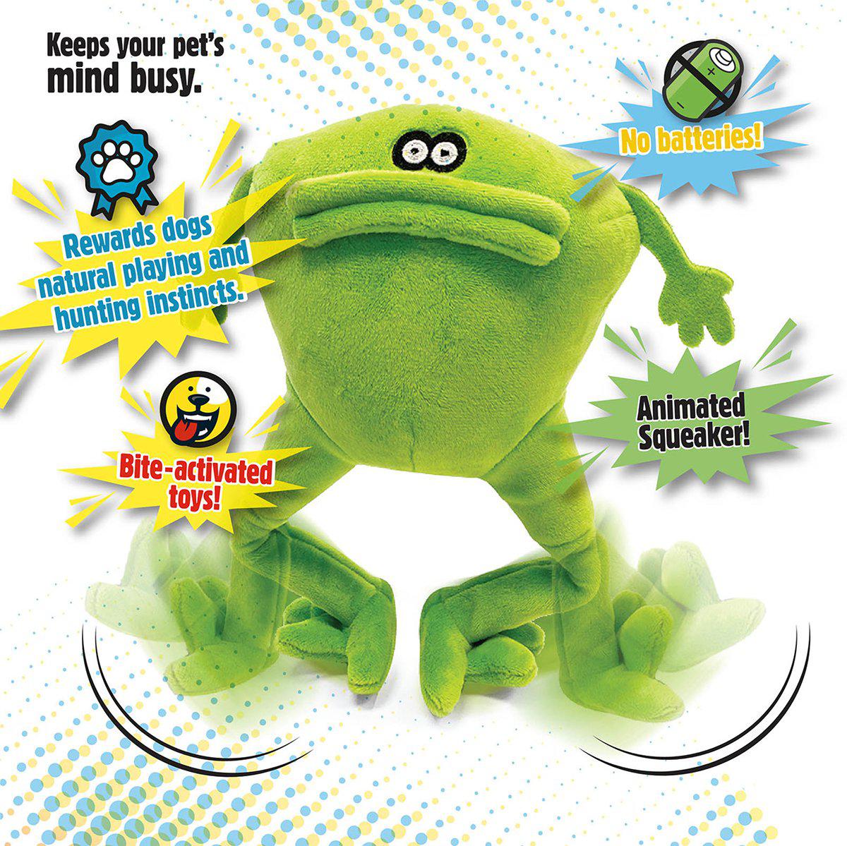 Godog Action Push Frog 20cm