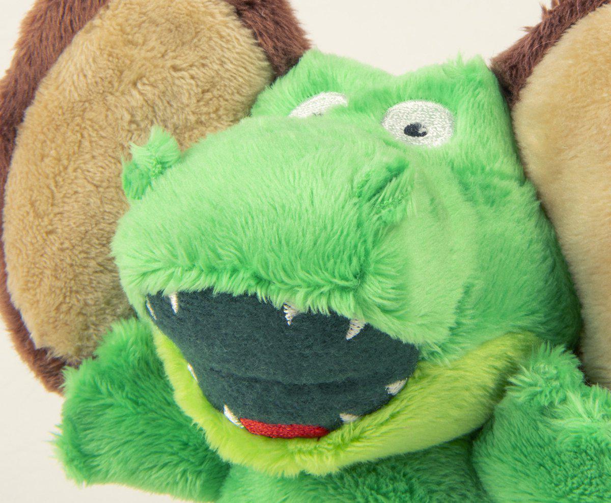 Godog Silent Squeak Flips Gator/monky 20cm
