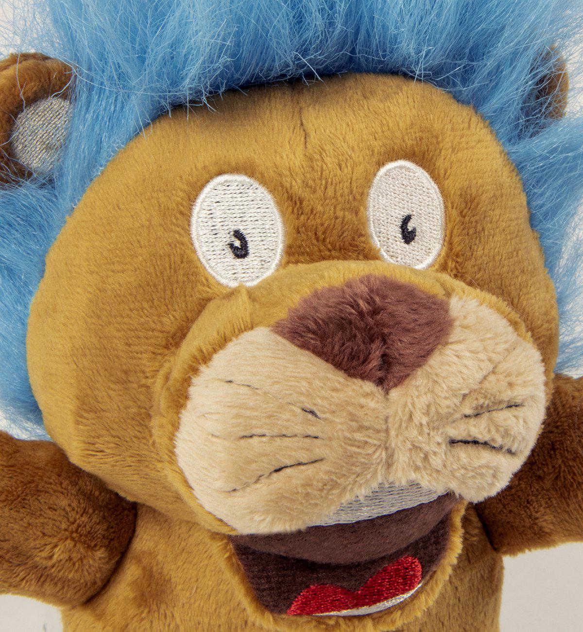 Godog Silent Squeak Crazy Hair Lion 20cm