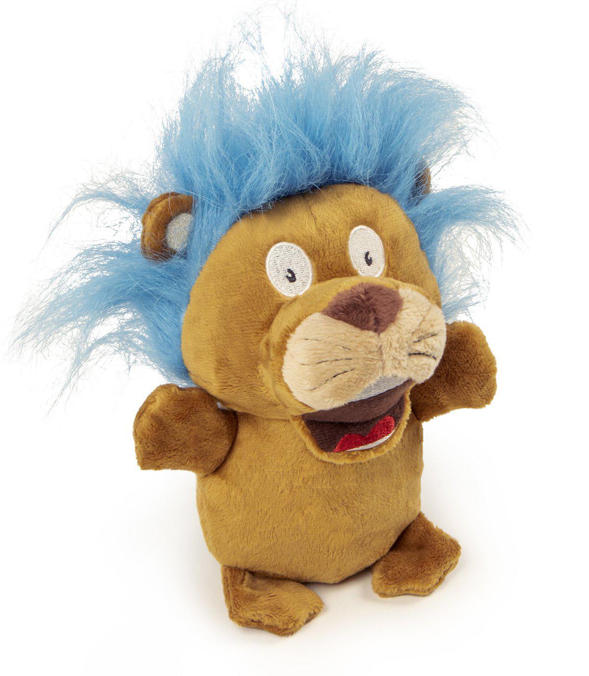 Godog Silent Squeak Crazy Hair Lion 20cm