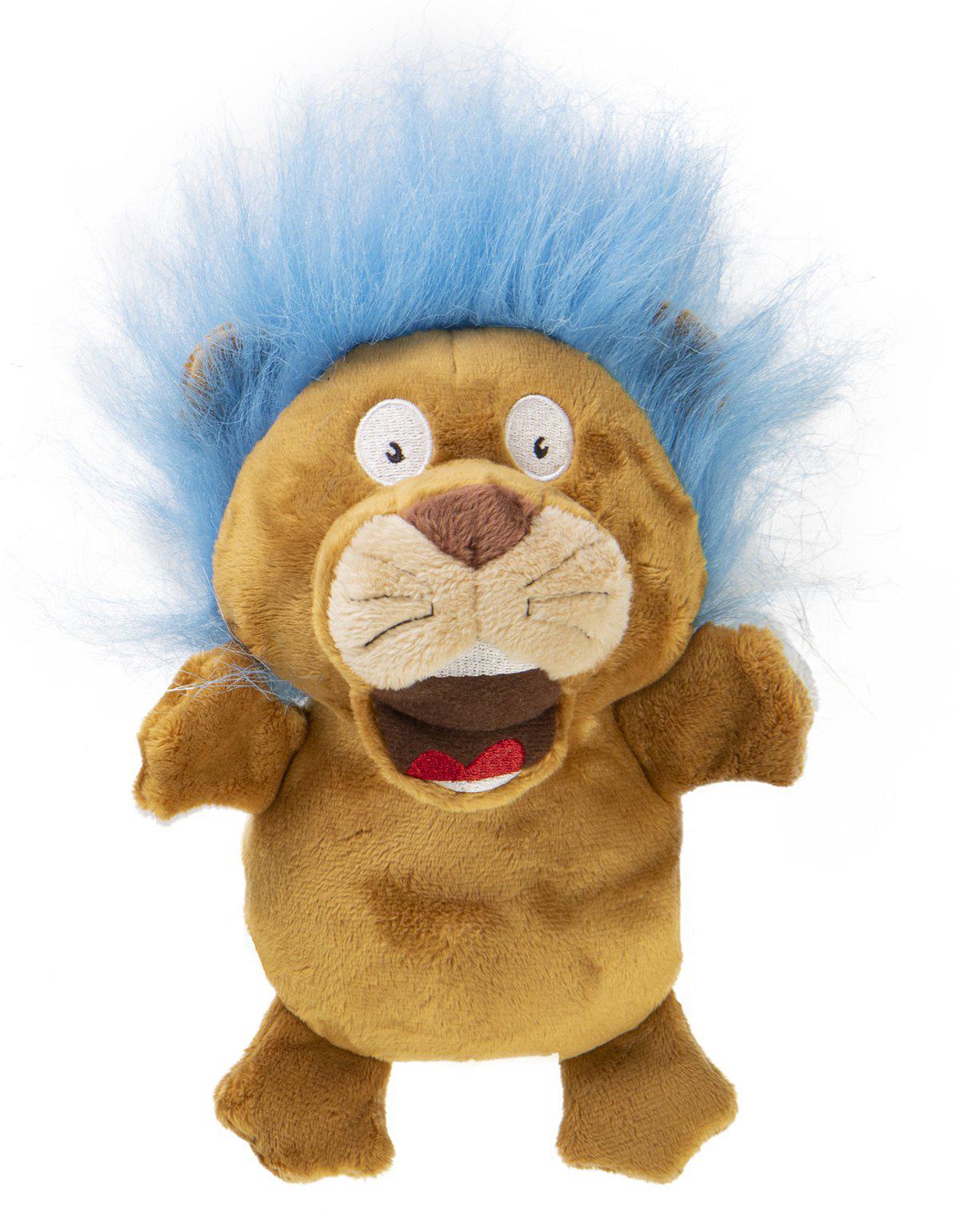 Godog Silent Squeak Crazy Hair Lion 20cm