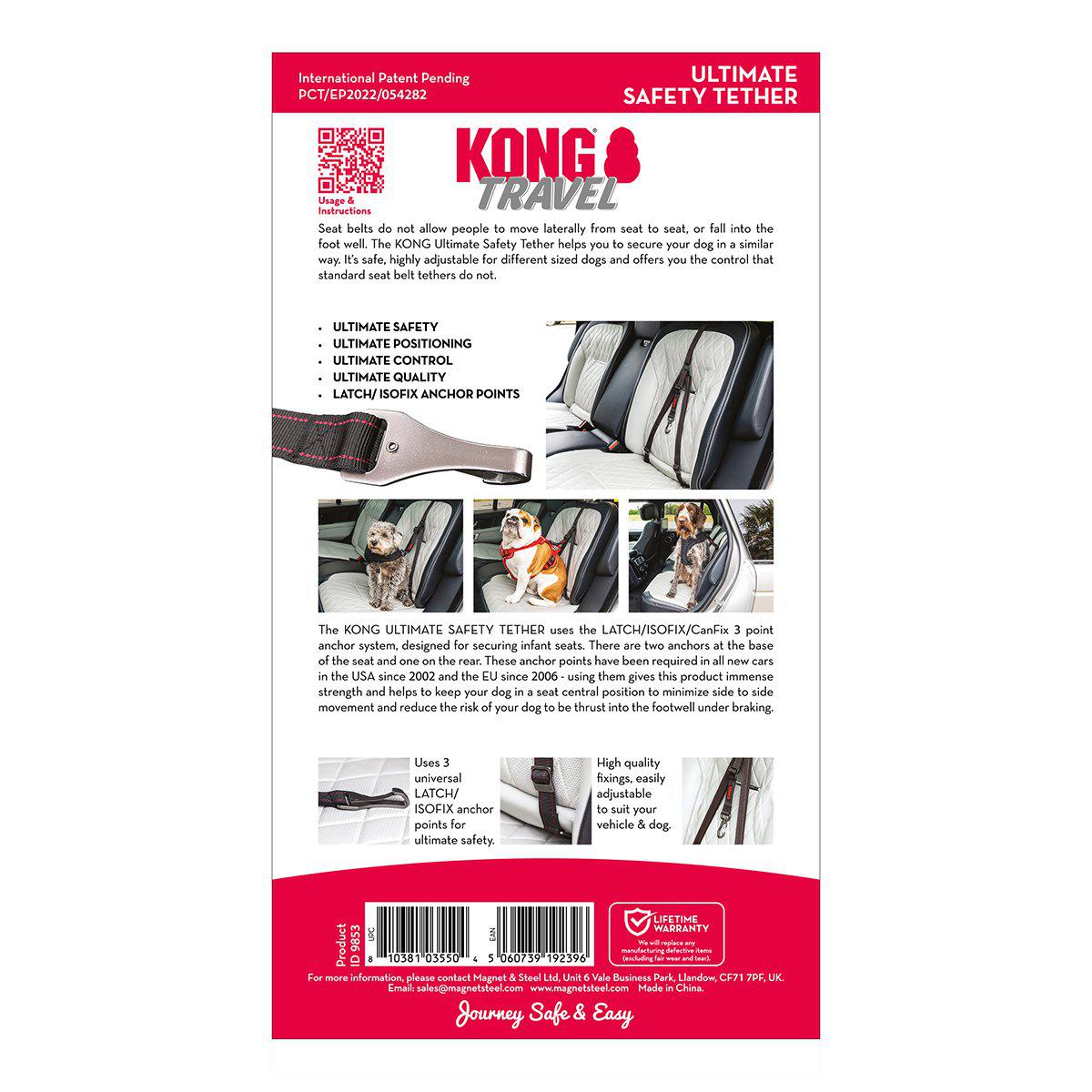 Kong Ultimate Safety Tether 130x70x6cm
