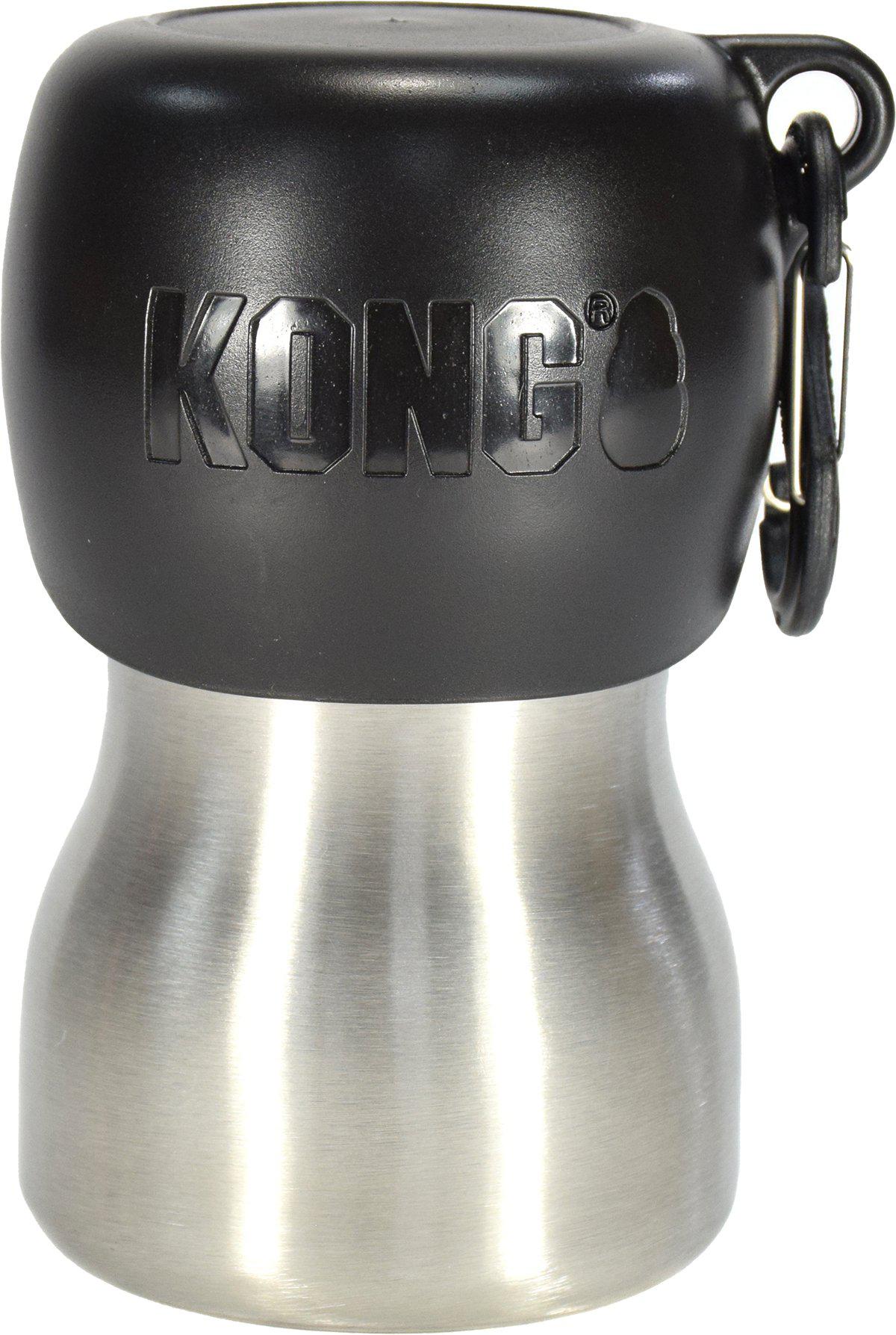 Kong H2o Rostfri Vattenflaska 280ml Svart