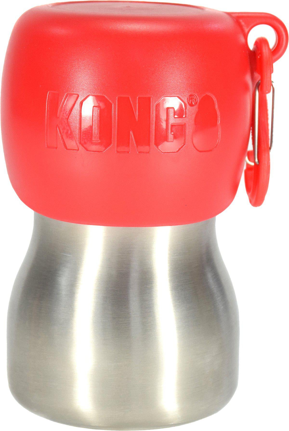 Kong H2o Rostfri Vattenflaska 280ml Röd