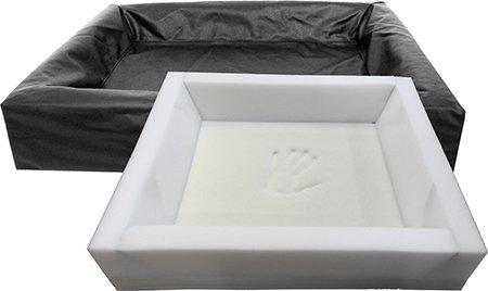 Bia Bädd Ortho Nr.050x50x12cm Svart 'Beställningsvara'