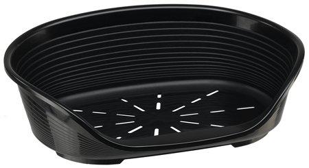 Hundbädd Plast Siesta 2 Deluxe Svart 49x36x17.5cm