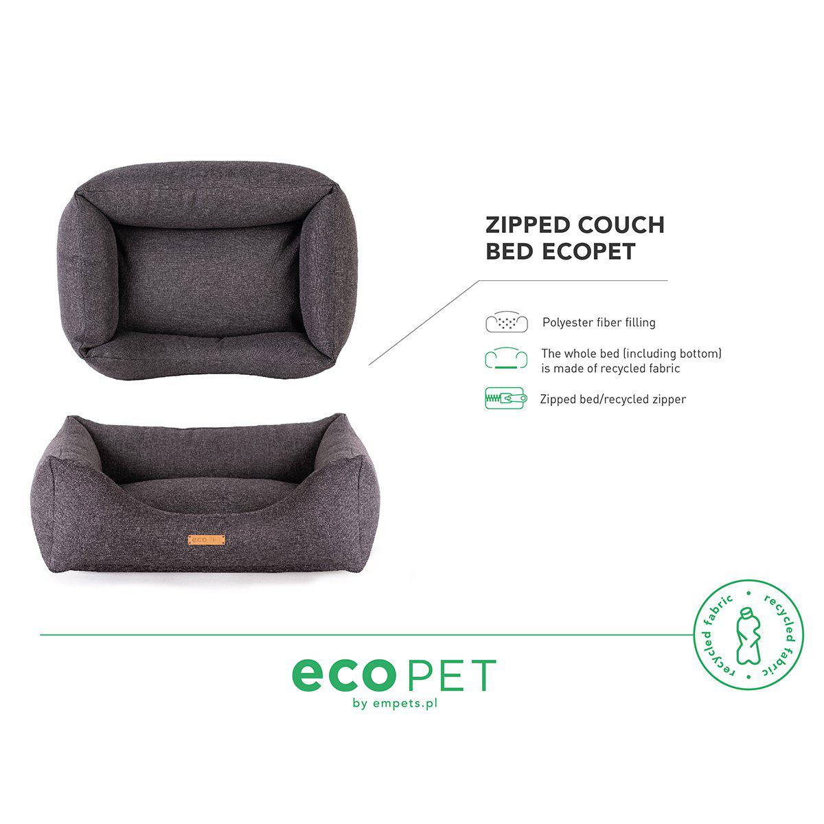 Ecopet Hundbädd 90x75x22cm