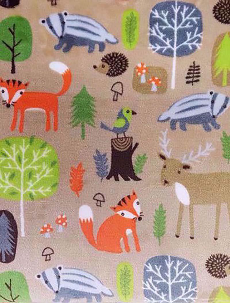 Juunik Madrass Beige/djur L 75x60cm