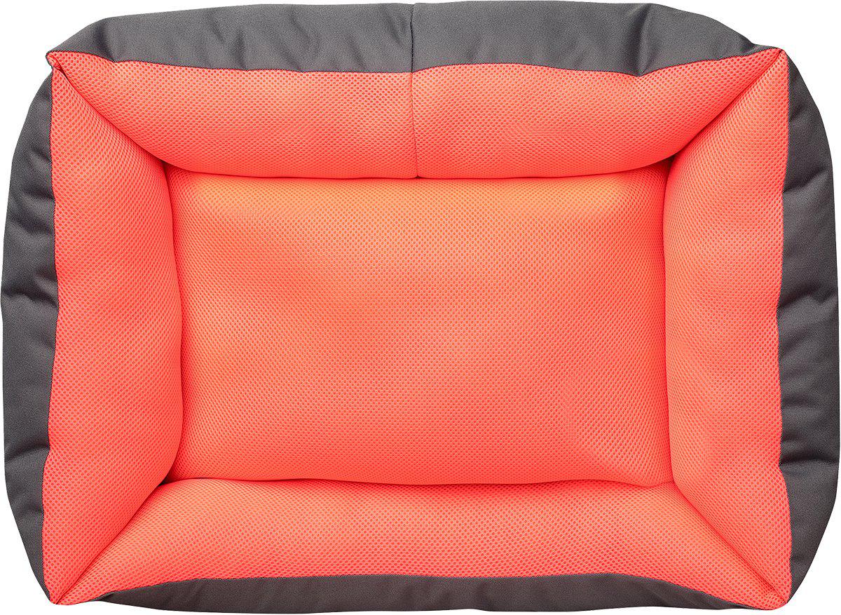 Hundbädd Alma Grå/orange 78x60x22cm