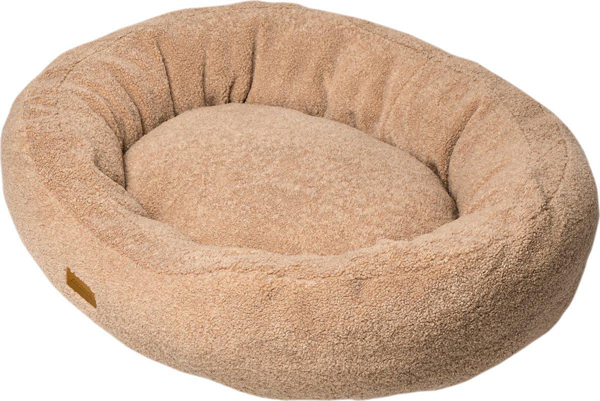 Hundbädd Teddy Beige 84x80x23cm
