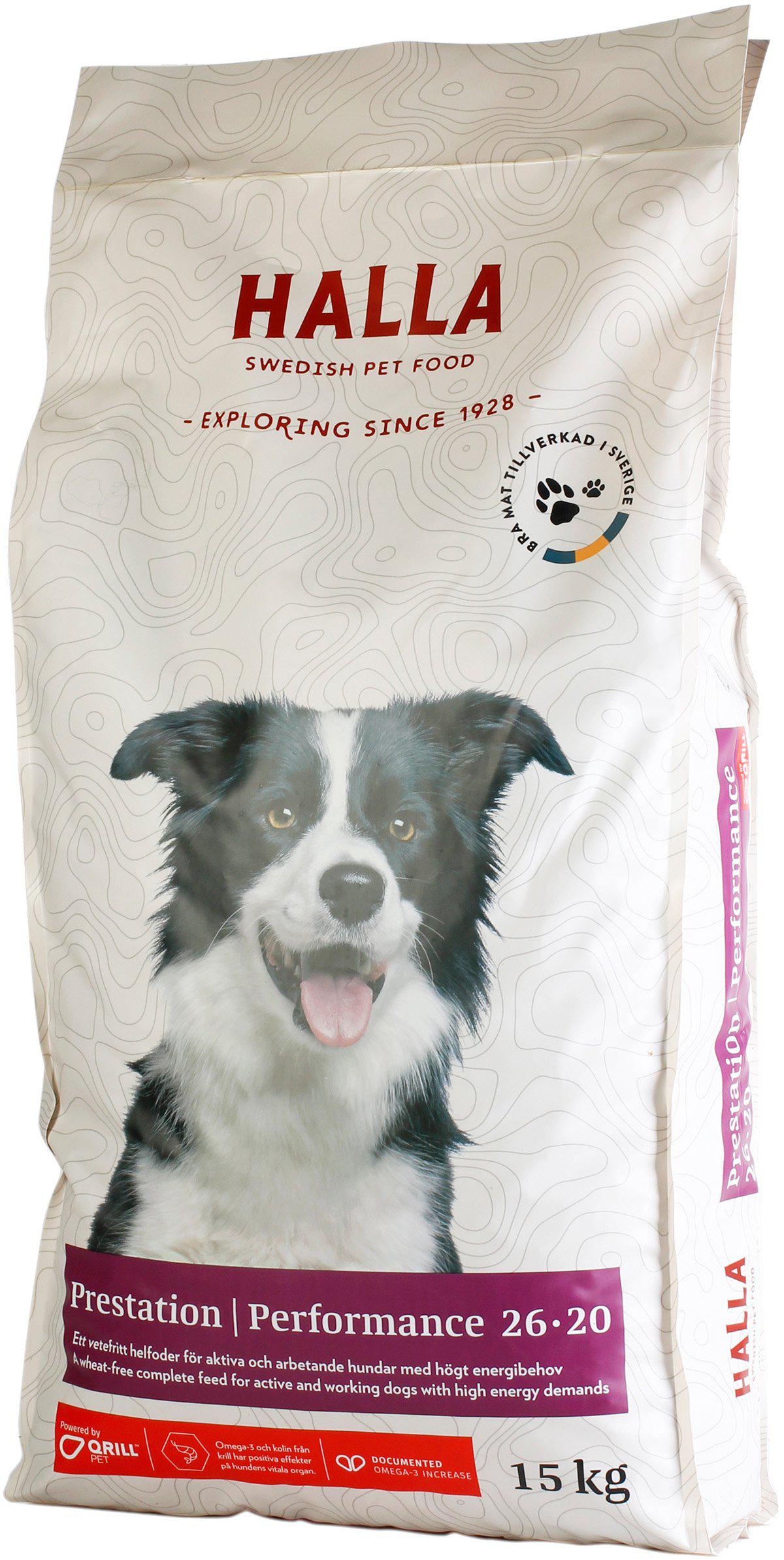 Hundfoder Halla Prestation Performance 26-20 15kg