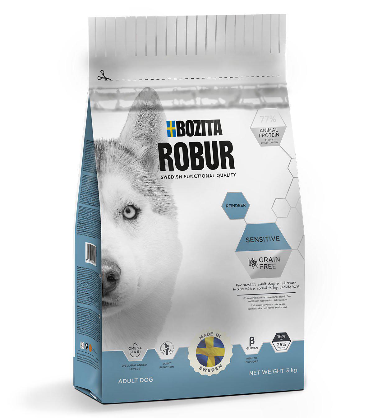 Robur Sensitive Grain Free Ren 3kg