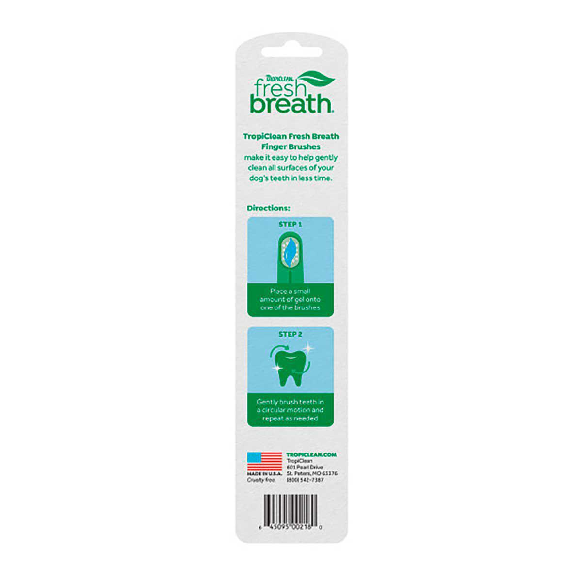 Tropiclean Finger Brushes 2st