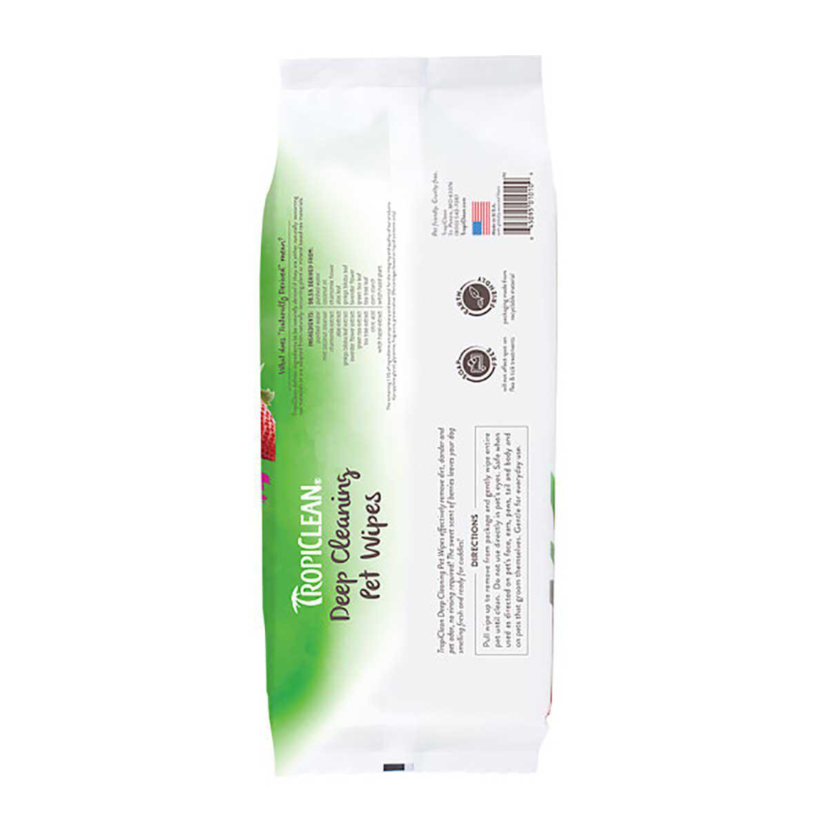 Tropiclean Deep Cleaning Wipes 100st