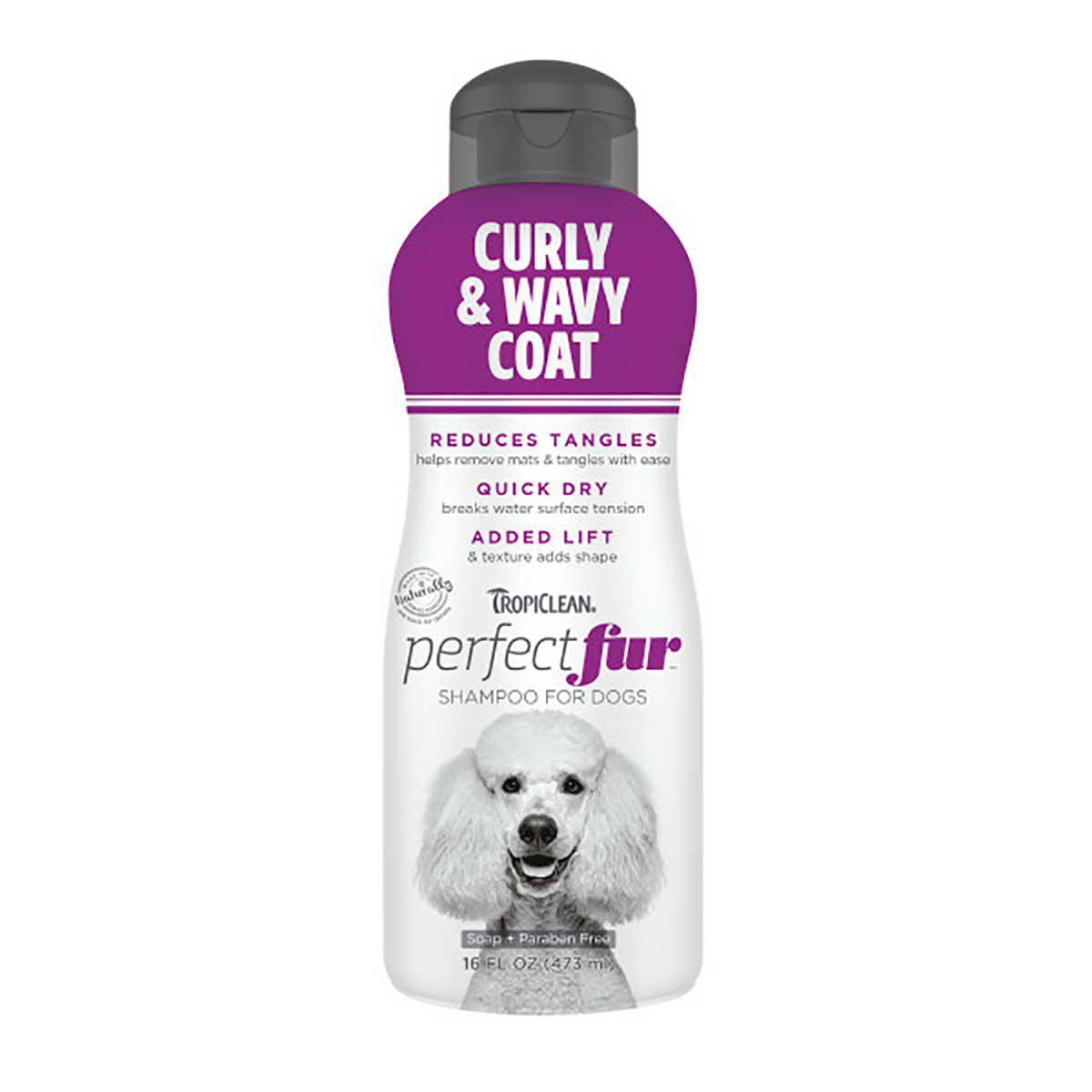 Tropiclean Perfect Fur Curly & Wavy Coat Shampoo 473ml