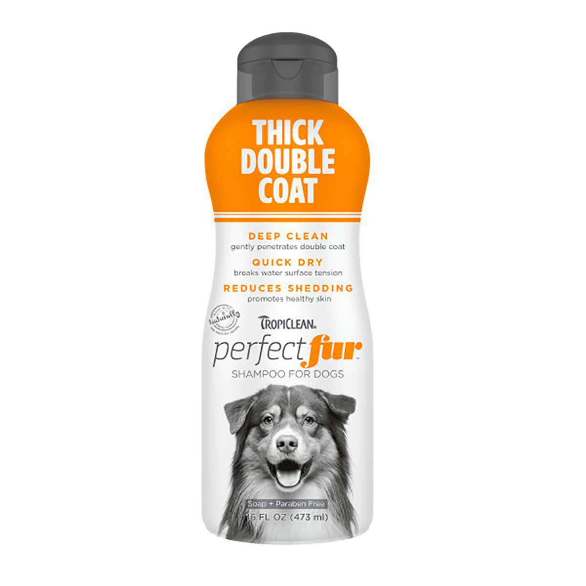 Tropiclean Perfect Fur Thick Double Coat Shampoo 473ml