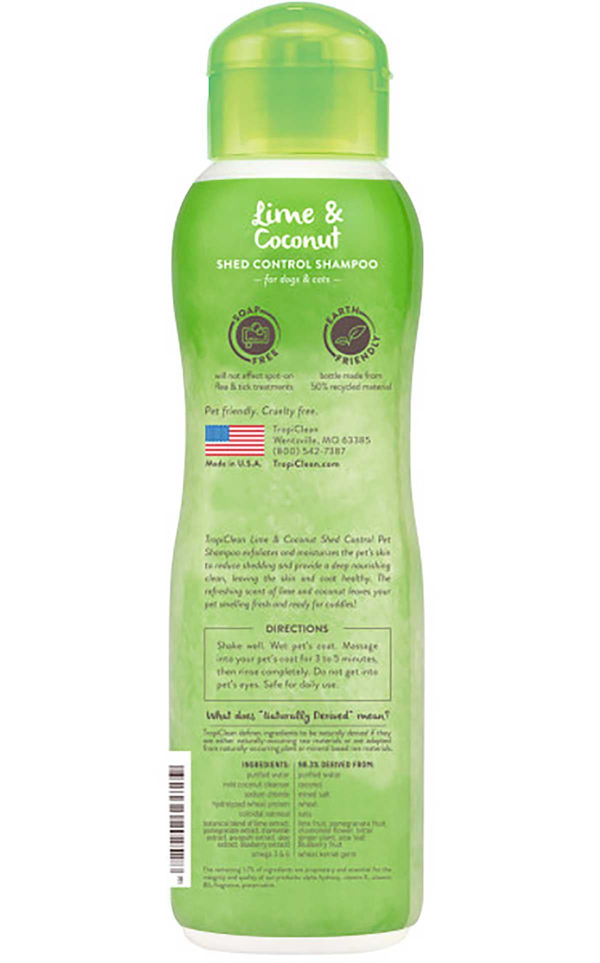 Tropiclean Lime & Coconut Shampoo 355ml