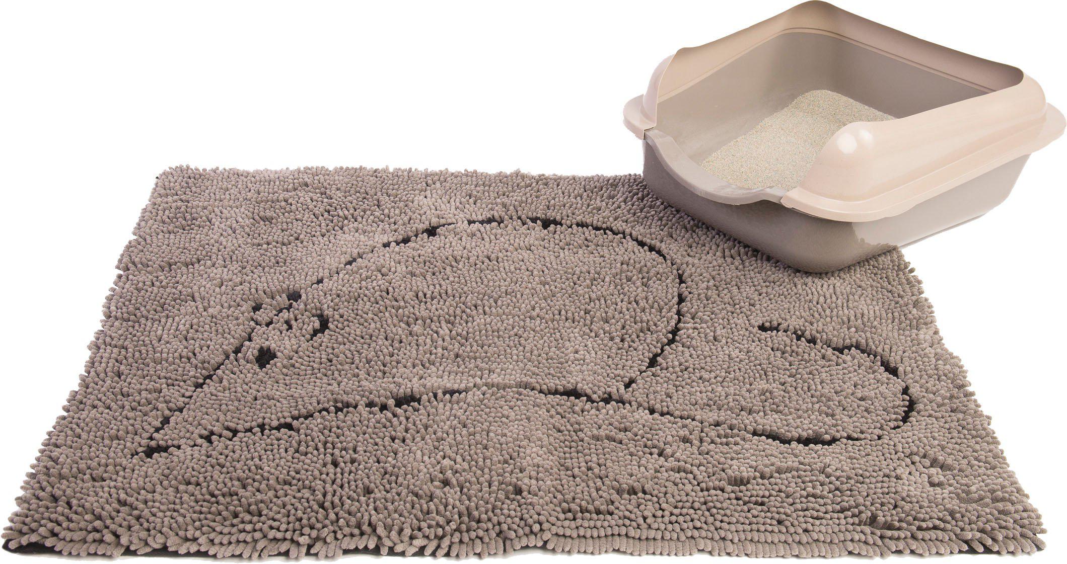 Dgs Cat Litter Matta 88x66cm Grå