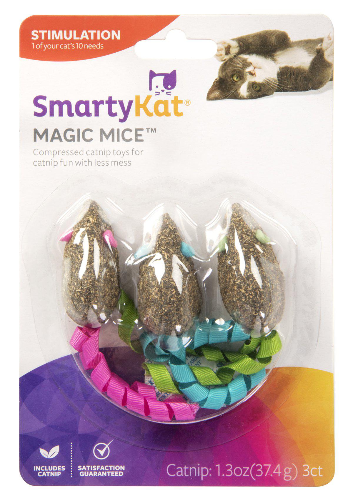 Smartykat Magic Micet 3st Catnip And Ribbon 5x2.5cm