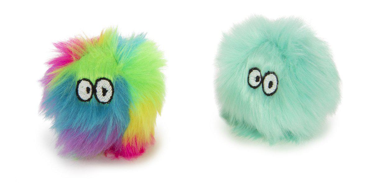 Smartykat Fussy Friends 2set Plush Ball Catnip 6x6cm