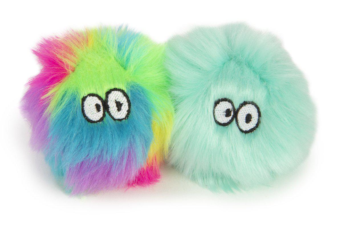 Smartykat Fussy Friends 2set Plush Ball Catnip 6x6cm