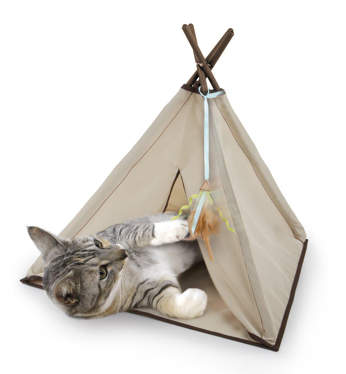 Smartykat Kitty Camp Teepee 52x52x44.5cm
