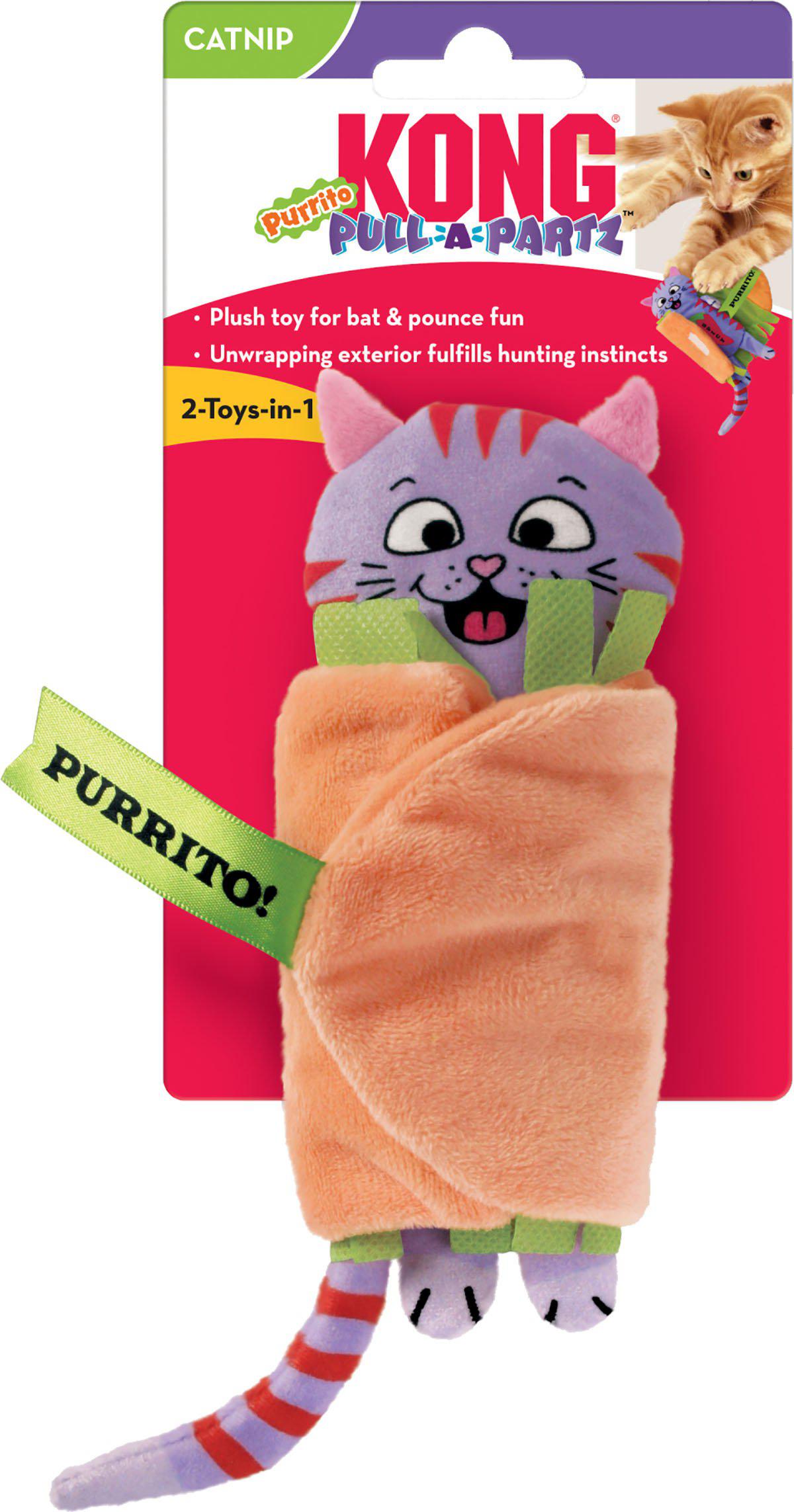Kong Pull-a-partz Purrito 2,5x6x14cm