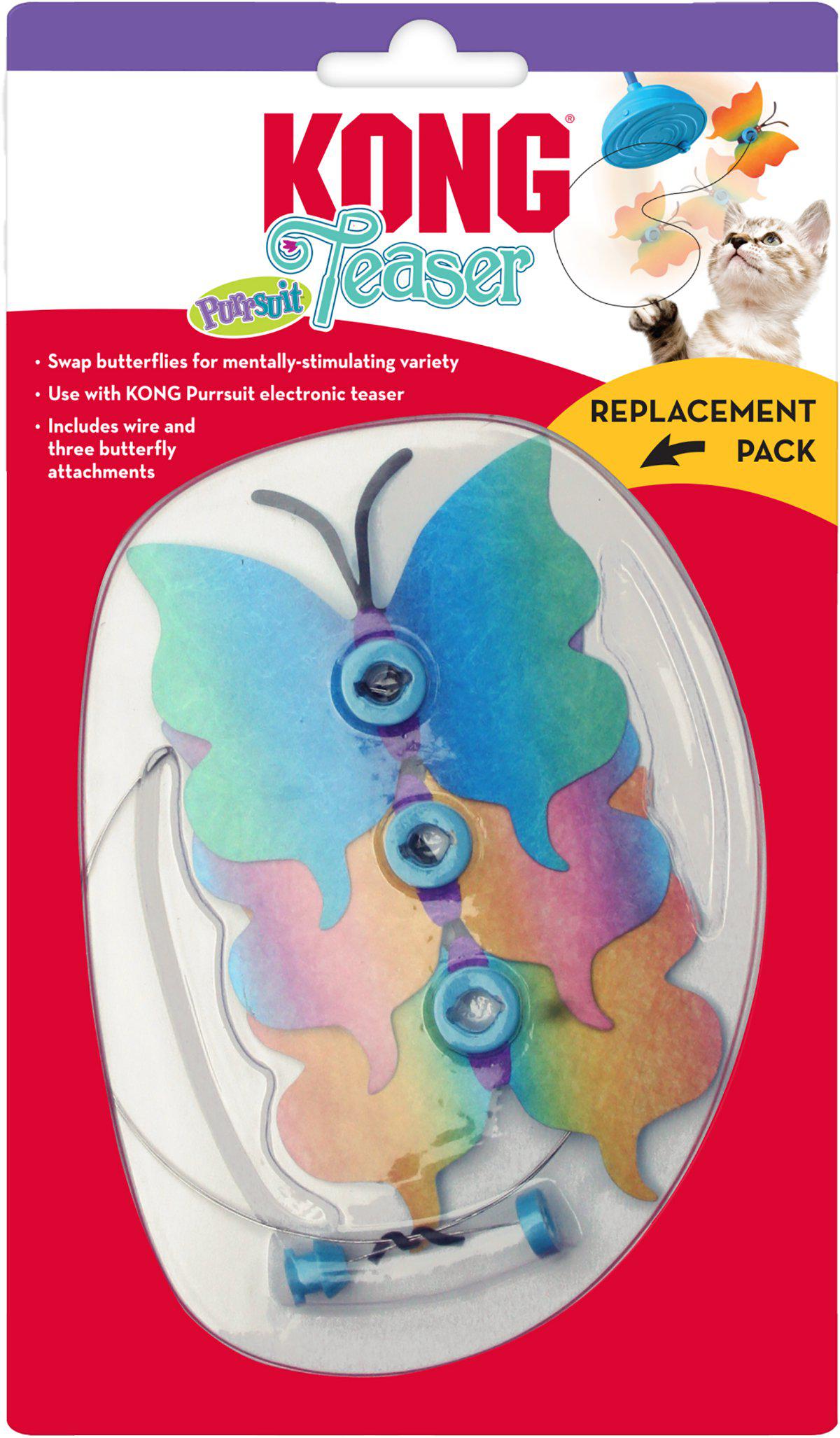 Kong Teaser Purrsuit Butterfly Replacement 33x9x0,5cm