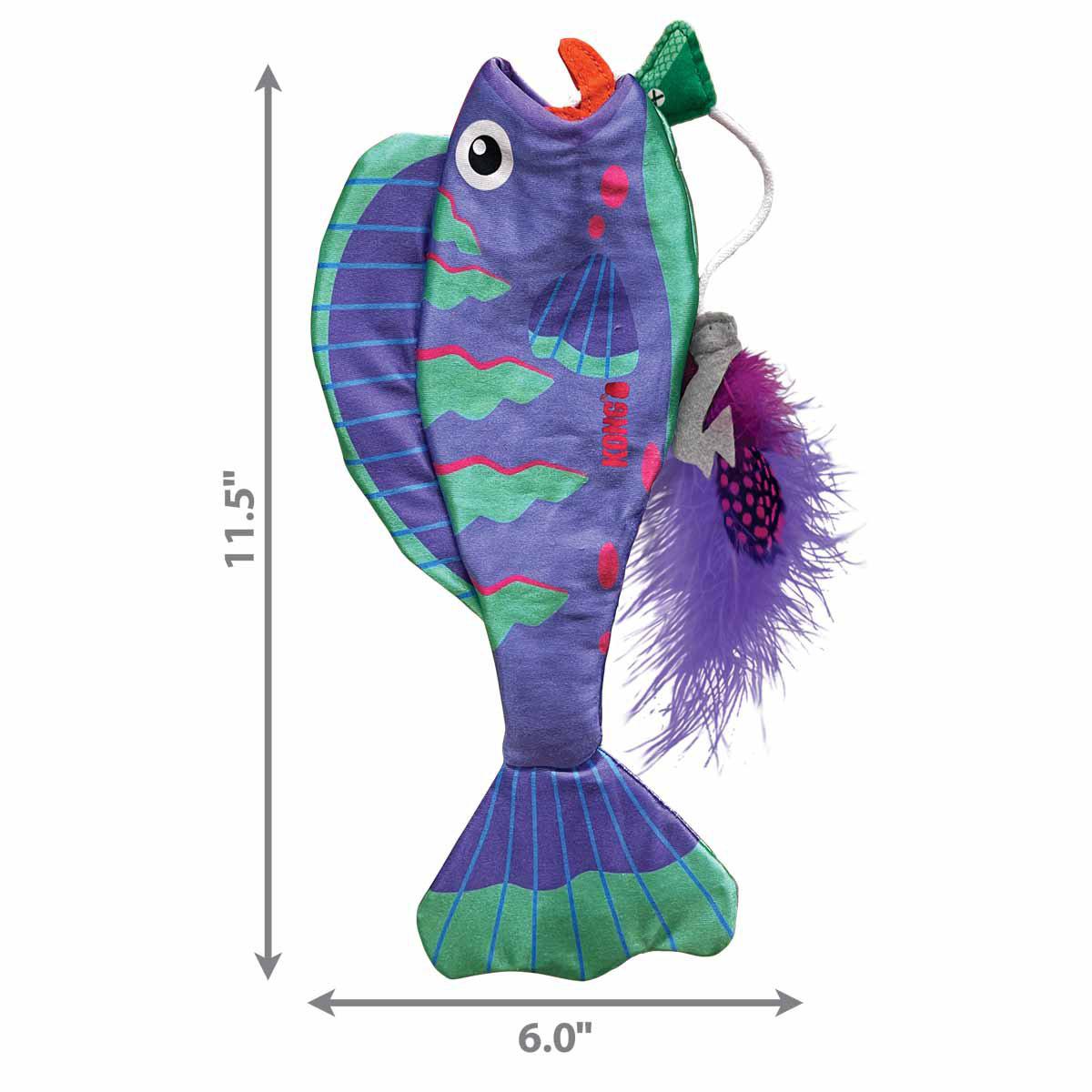 Kong Wrangler Angler Fish Mix 53,5x13x2,5cm