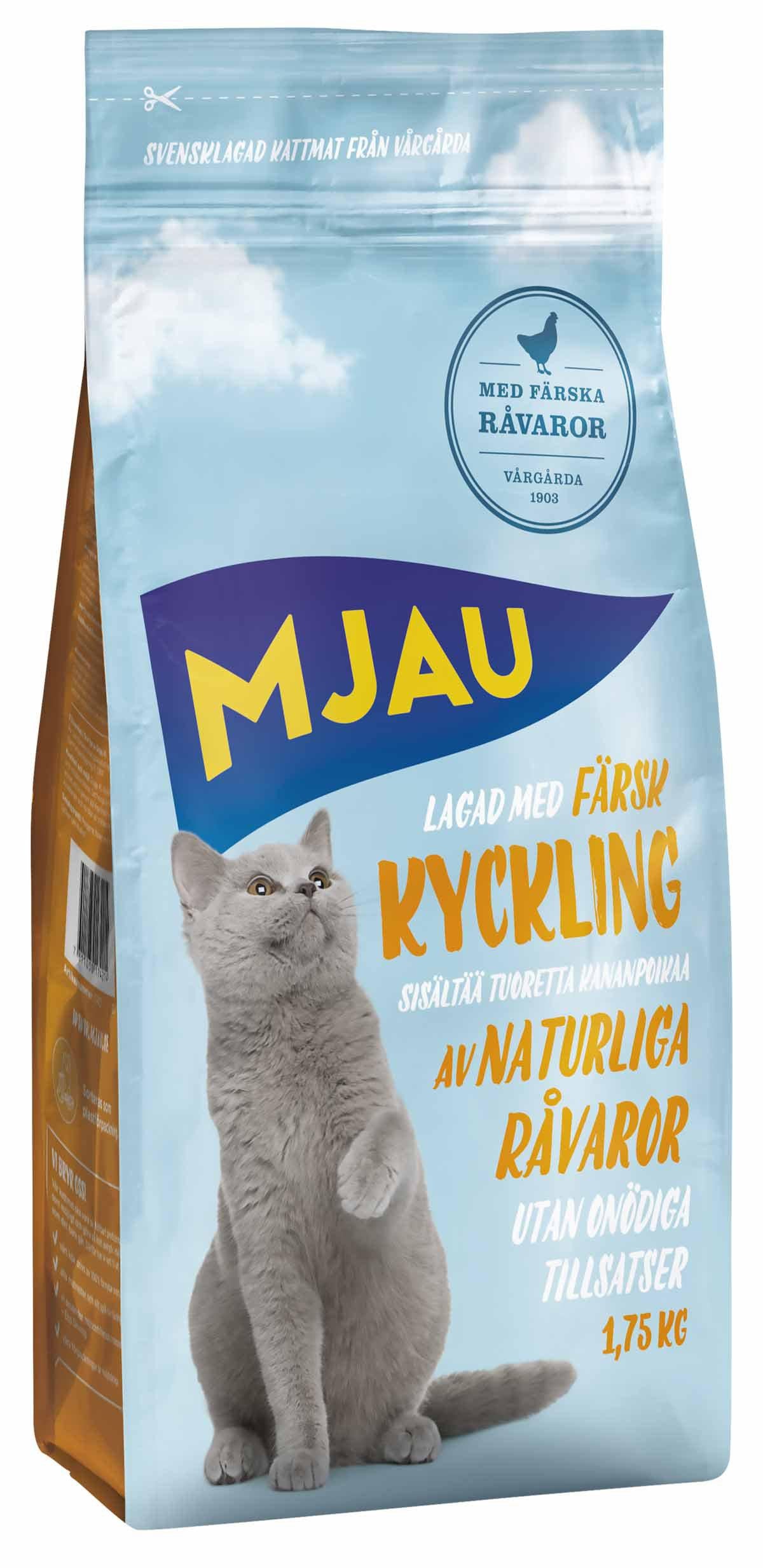 Mjau Kyckling 1,75kg