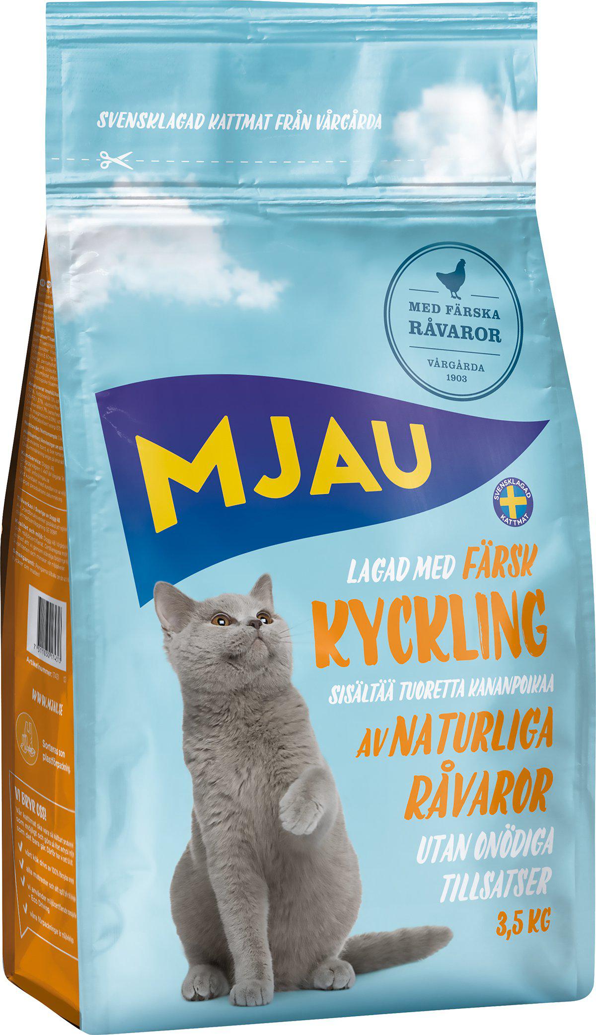 Mjau Kyckling 3,5kg