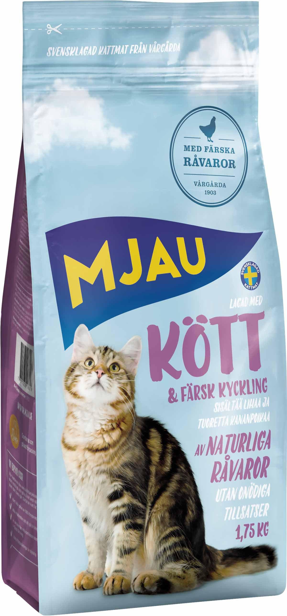 Mjau Köttsmat 1,75kg