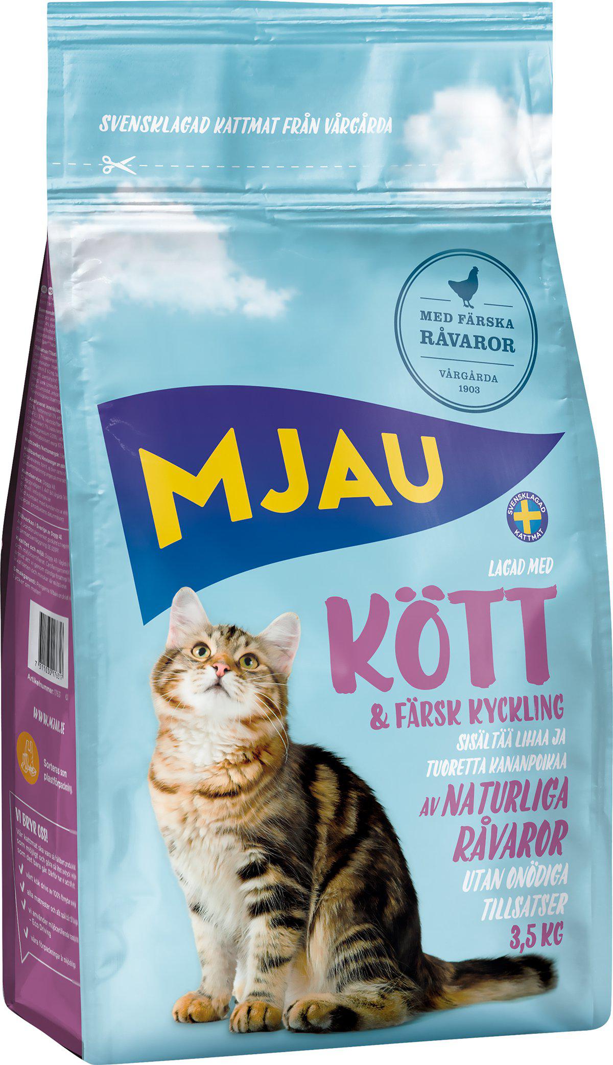 Mjau Köttsmak 3,5kg