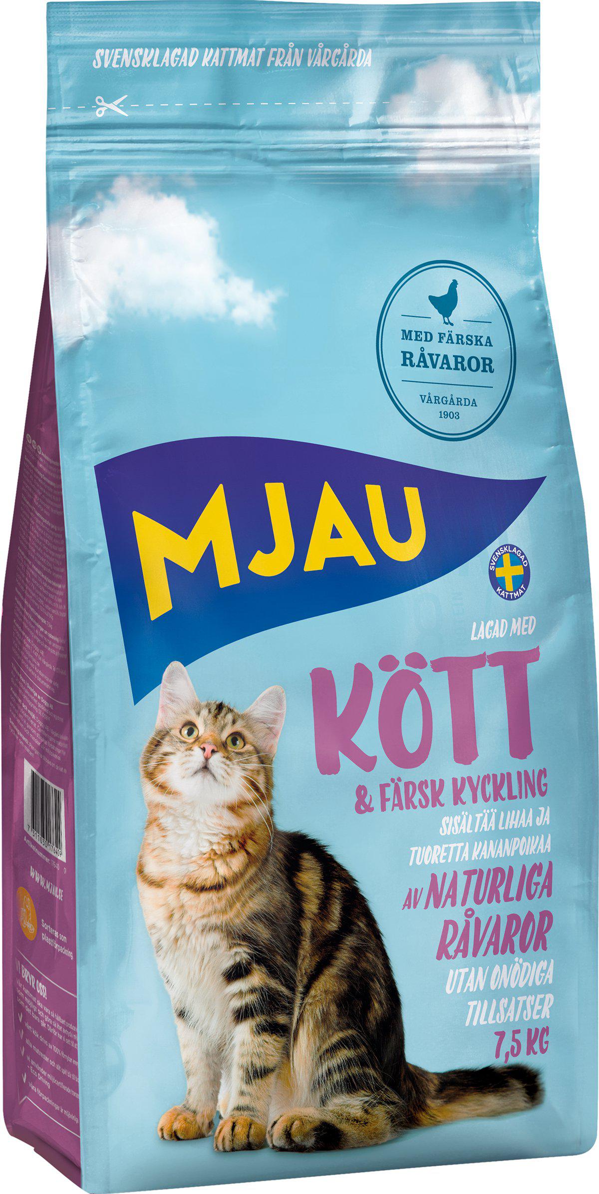 Mjau Köttsmak 7,5kg