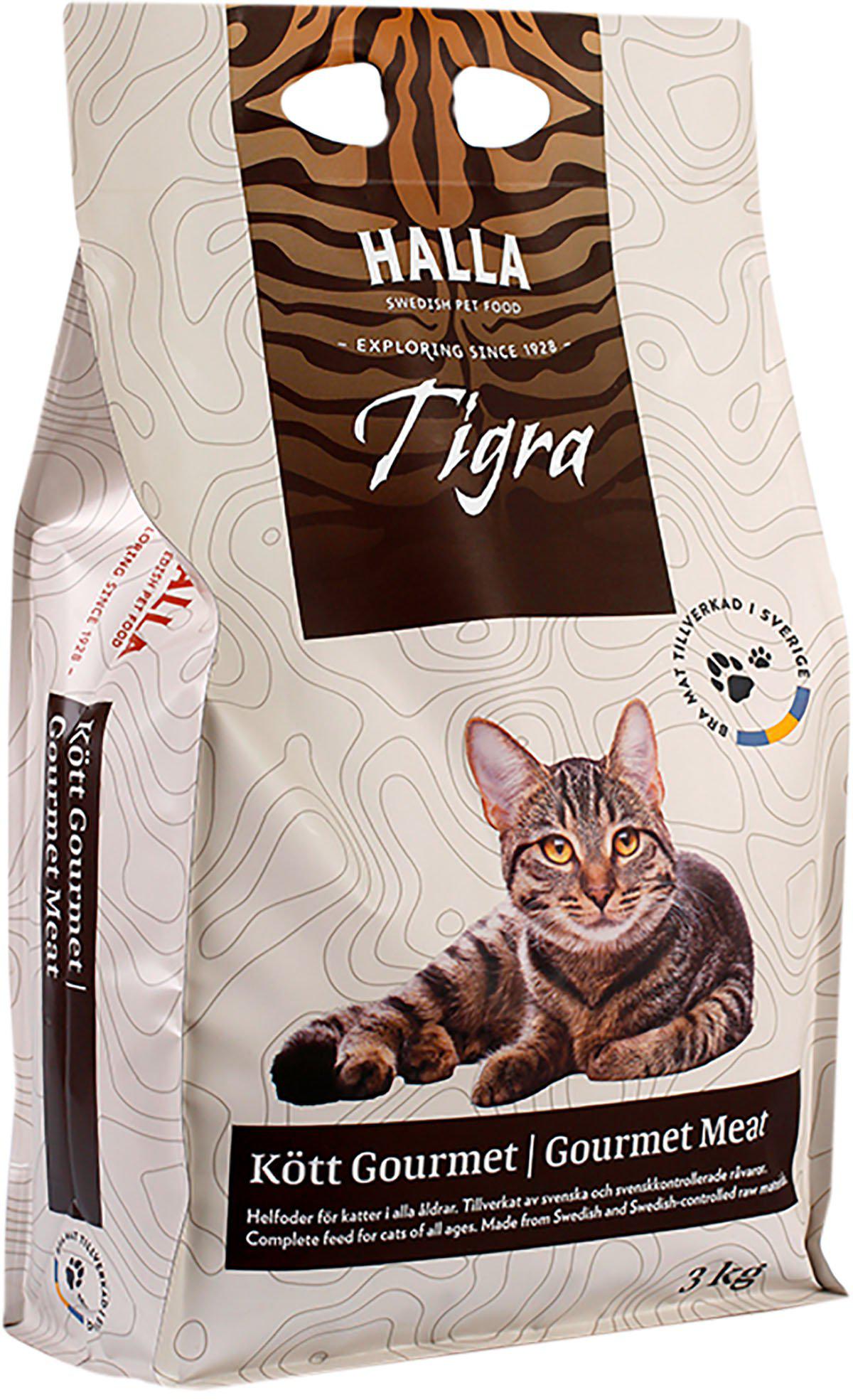 Kattfoder Tigra Kött Gourmet 3kg