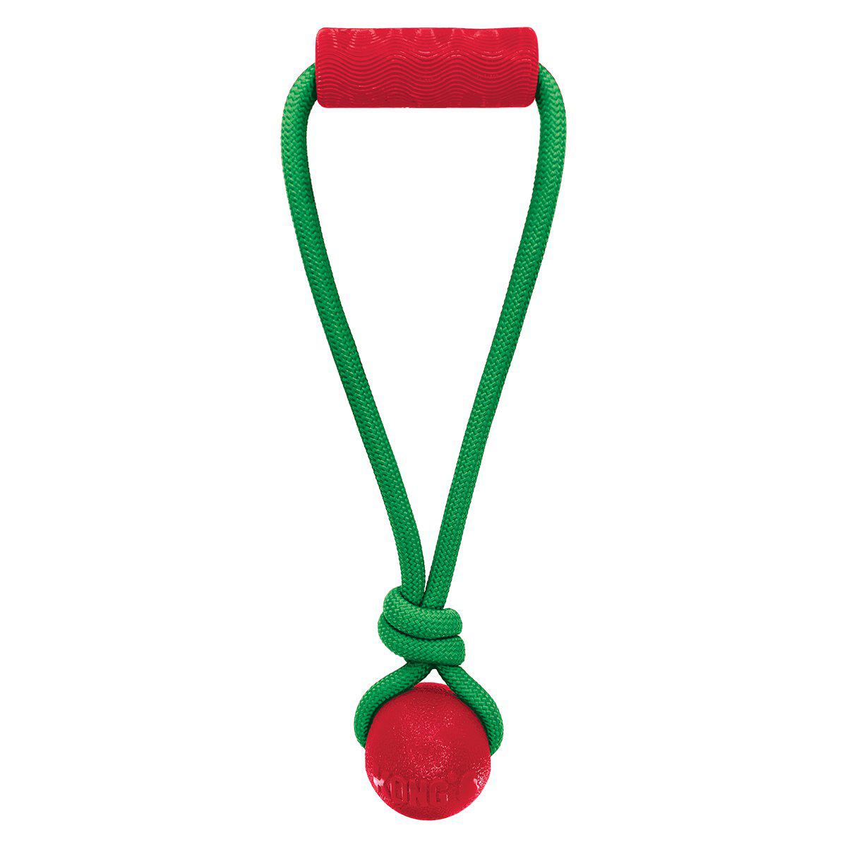 Kong Holiday Jaxx Brights Tug/ball Mix M 30,5x13x6,5cm