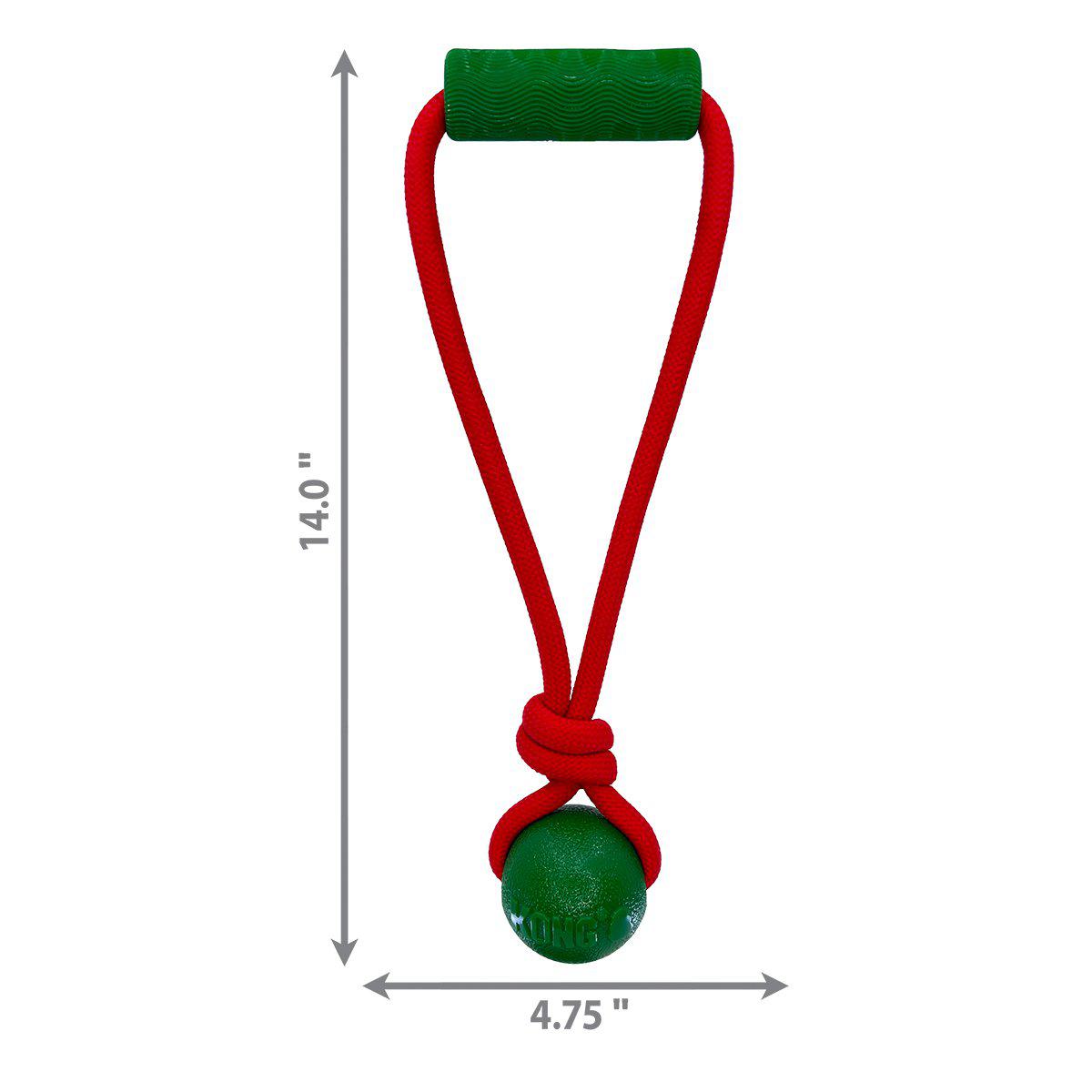 Kong Holiday Jaxx Brights Tug/ball Mix M 30,5x13x6,5cm
