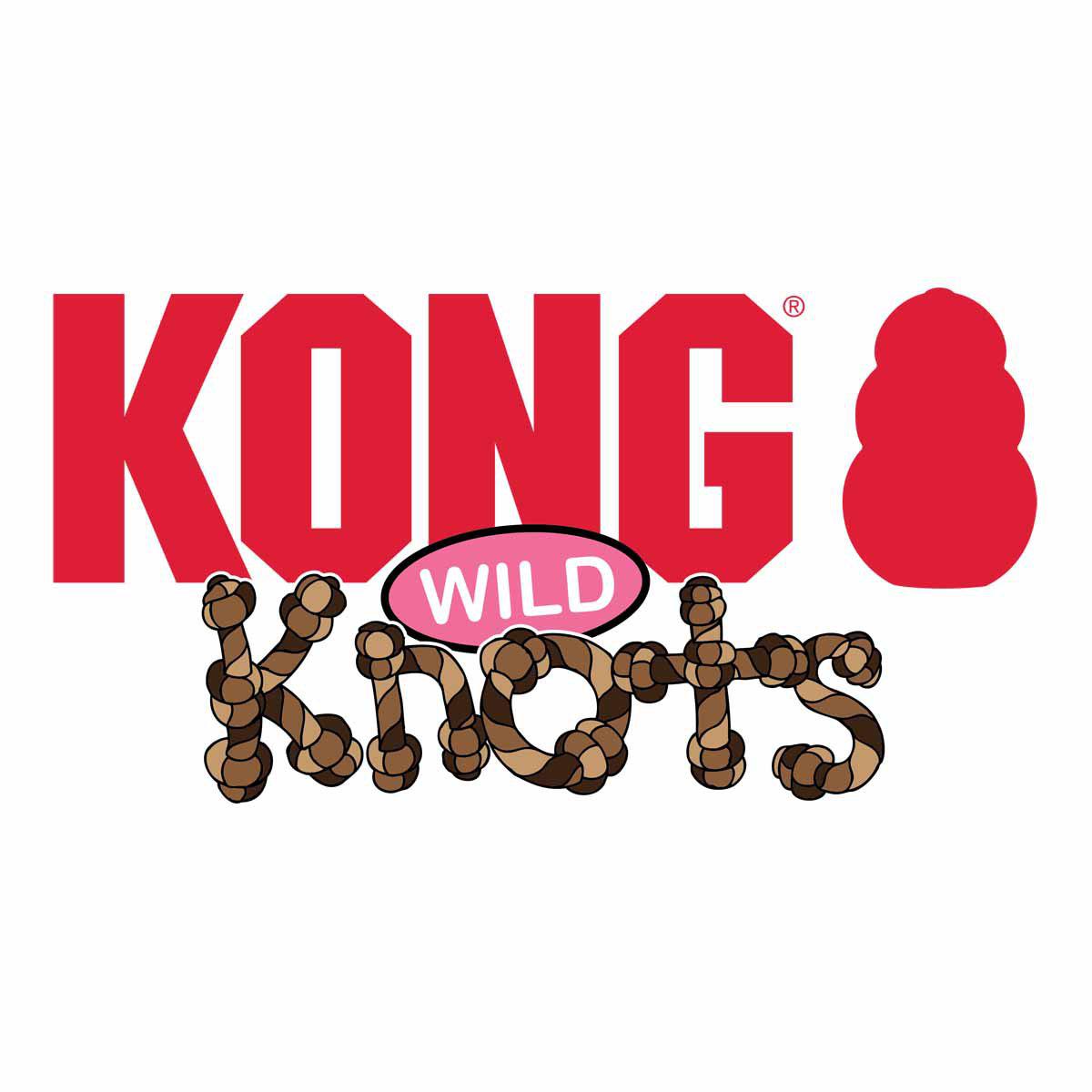 Kong Holiday Wild Knots Bear Mix M/l 25x18x9cm