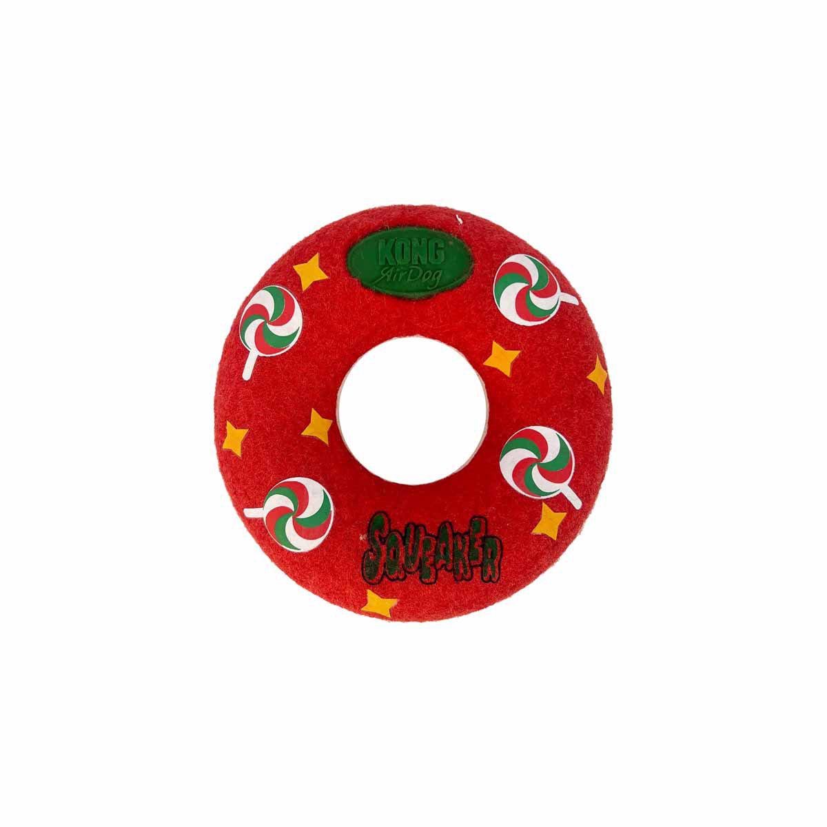 Kong Holiday Airdogsqueaker Donut M 12x12x4cm