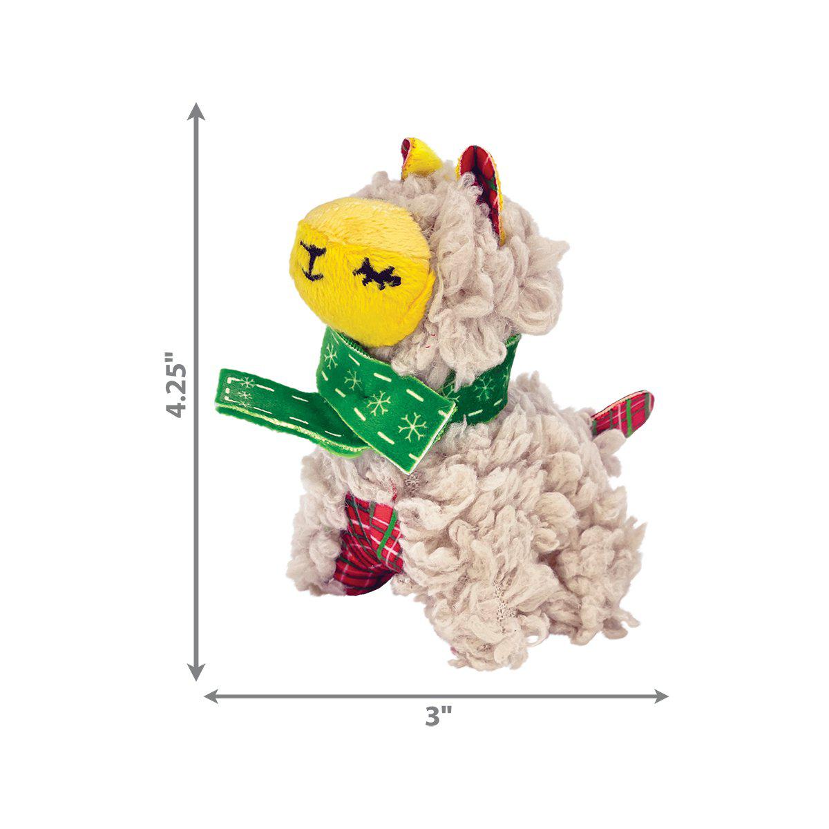 Kong Holiday Softies Scrattles Llama 11x6,5x4,5cm